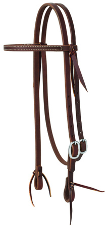 "WEAVER" - Kopfstück – Stirnband – 5/8´´ - Tie Ends – SS Buckle