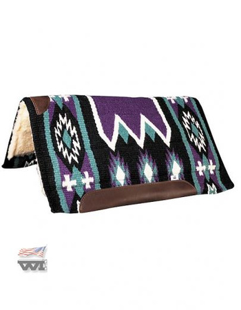 Saddle pad WI Dakota / purple-black