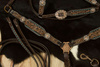 zestaw lptrick bridle + napierśnik w stylu vintage / ciemnobrown
