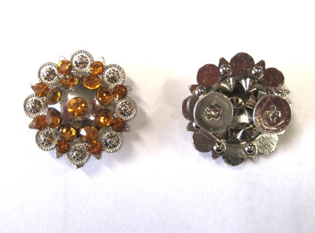 "AE" Concho - mit Schraube - 3/4´´ (19mm) - Orange