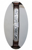 EE Tack Premium Show Halfter - SILBER - mit Führleine - MITTELBRAUN - COB Size