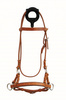 Side Pull - SINGLE LEATHER NOSEBAND - Harness Kopfstück - SOFT PADDED