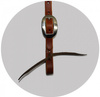 BCL Kopfstück Einohr - Harness Leather - Stitched - Edelstahl Schnallen