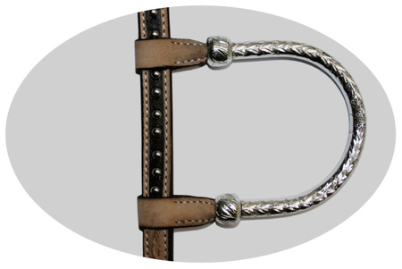 CE Classic Show Kopfstück - Sterling Silver Coated - 1 Ohr - AS6009