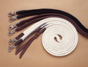 Cotton Braided Split Reins - Snap´s - BRAUN