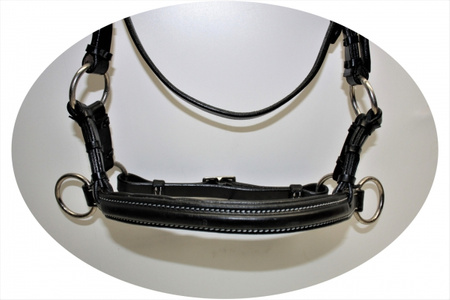 Side Pull - Single Soft Saddle padded - SCHWARZ - AE138