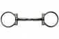 KS SS B. Allen D-Ring Snaffle – SS Roller - 5 '' oder 5,5 '' Breite (20441)