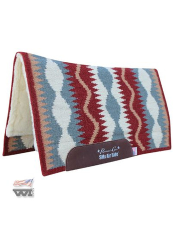 Saddle pad PROFESSIONAL'S CHOICE Serpetine / wine
