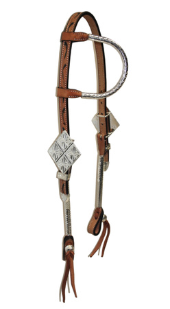 CE Classic Show Kopfstück - Sterling Silver Coated - 1 Ohr - AS6016