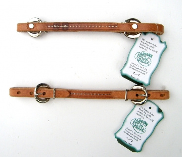 "BCL" Straight Leather Curb Strap - Genäht – Herman Oak Leather