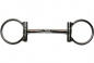 KS SS B. Allen D-Ring Snaffle – SS Roller - 5 '' oder 5,5 '' Breite (20441)