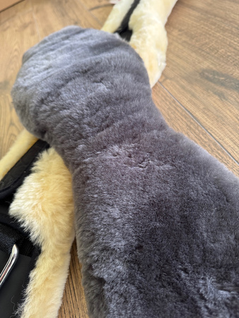 Popręg MATTES z naturalną owczą wełną