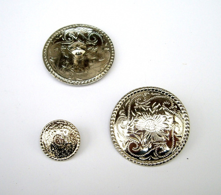 Concho with Chicago Screw – ¾´´ (19mm)