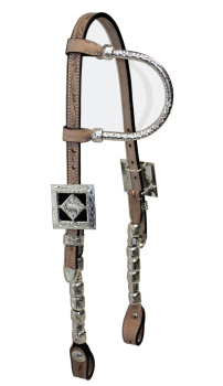 CE Classic Show Kopfstück - Sterling Silver Coated - 1 Ohr - AS6006