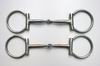 SS Brushed D-Ring Snaffle - Copper Inlay - 5 '' oder 5,5 '' Breite