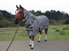 TOP SCORE Fliegendecke mit Halsteil - ZEBRA Design - 76 und 78