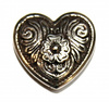 ILC Concho with Chicago Screw - Hearts / HERZ - 2 versch. Größen (7414-06/07)