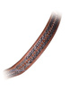 Sidepull WI with rawhide braiding and dots