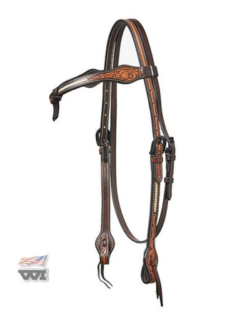 Ogłowie HORSEMAN´S TACK oak and acorn tooling