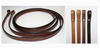 EE Tack - Zügel - EE Leather - 5/8 x 7′ - GLATT - 3 Farben
