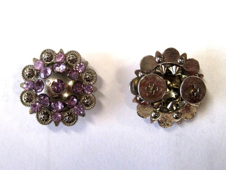 "AE" Concho - mit Schraube - 3/4´´ (19mm) - Lila / Purple