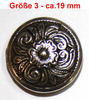 "ILC" Concho with Chicago Screw - 4 versch. Größen (7414-0..)