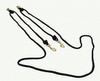Draw Reins - Schlaufzügel - CORD Rope - Brass Snap's