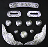 12 Piece Silver Saddle Set - #883