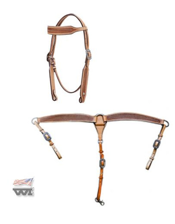 Zestaw WI ogłowie + napierśnik