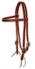 BCL Kopfstück Stirnband - Harness Leather - Stitched - Edelstahl Schnallen