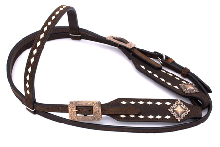 bridle lptrick z whitemi przeszyciami
