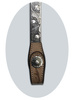 "CE Classic" Show Kopfstück - Sterling Silver Coated - 1 Ohr - AS6010