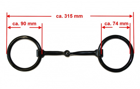 KS Heavy Iron Ring Snaffle Bit – 5´´ (201433)