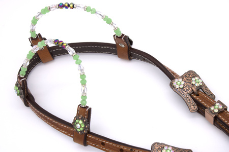 bridle lptrick z koralikowym naczółkiem