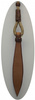 Romal Reins - Natur mit Braun Braiding - AE-168