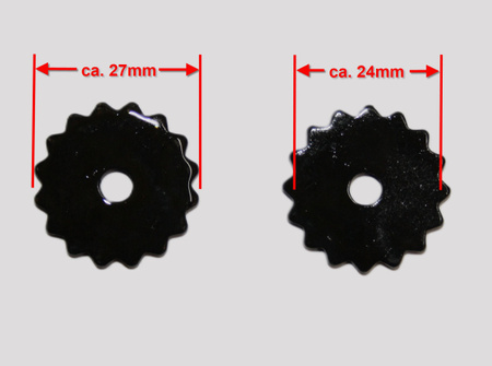 Sporenräder - Paarweise (2 Stück) - Durchmesser 27mm - 258422