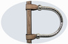 CE Classic Show Kopfstück - Sterling Silver Coated - 1 Ohr - AS6006
