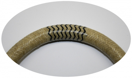 Rawhide Bosal - 36 Plaited - G-151 - Black / Natural