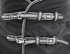 TOUGH HORSE - Regendecke - Half Neck - MIT Unterdecke (100gr.) -1680D - SCHWARZ - 74 (125cm) bis 80 (155cm)