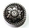 ILC Concho with Chicago Screw - ROUND / FLOWER - 2 versch. Größen (7407-05 u. 7408-06)