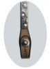 "CE Classic" Show Kopfstück - Sterling Silver Coated - 1 Ohr - AS6010