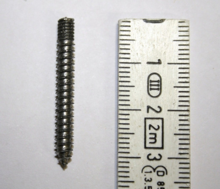 Holzschraube mit Gewinde für Conchos