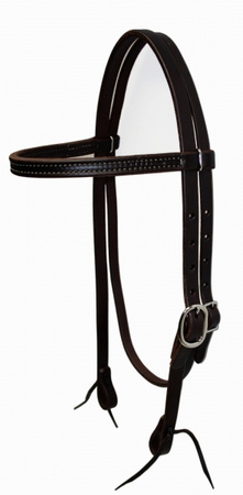BCL Kopfstück Stirnband - Oiled - Stitched - NP Hardware