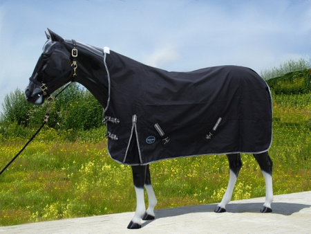 TOUGH HORSE - Regendecke - HALF NECK - 1680D - SCHWARZ - 74 (125cm) bis 80 (155cm)