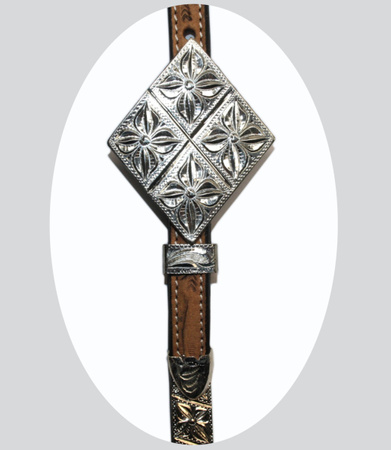 CE Classic Show Kopfstück - Sterling Silver Coated - 1 Ohr - AS6007