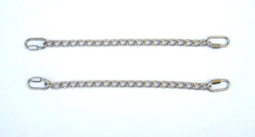 Zügelkette für Romal Reins - STAINLESS STEEL - (PAAR - 2 Stück)