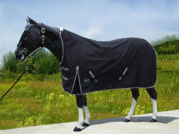 TOUGH HORSE - Regendecke - HALF NECK - 1680D - SCHWARZ - 74 (125cm) bis 80 (155cm)