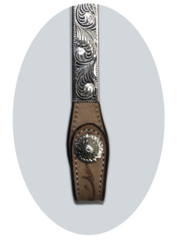 "CE Classic" Show Kopfstück - Sterling Silver Coated - 1 Ohr - AS6010