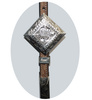 "CE Classic" Show Kopfstück - Sterling Silver Coated - 1 Ohr - AS6010
