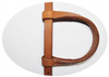 EE Tack Harness Kopfstück - Herman Oak Leather - Doppeleinohr
